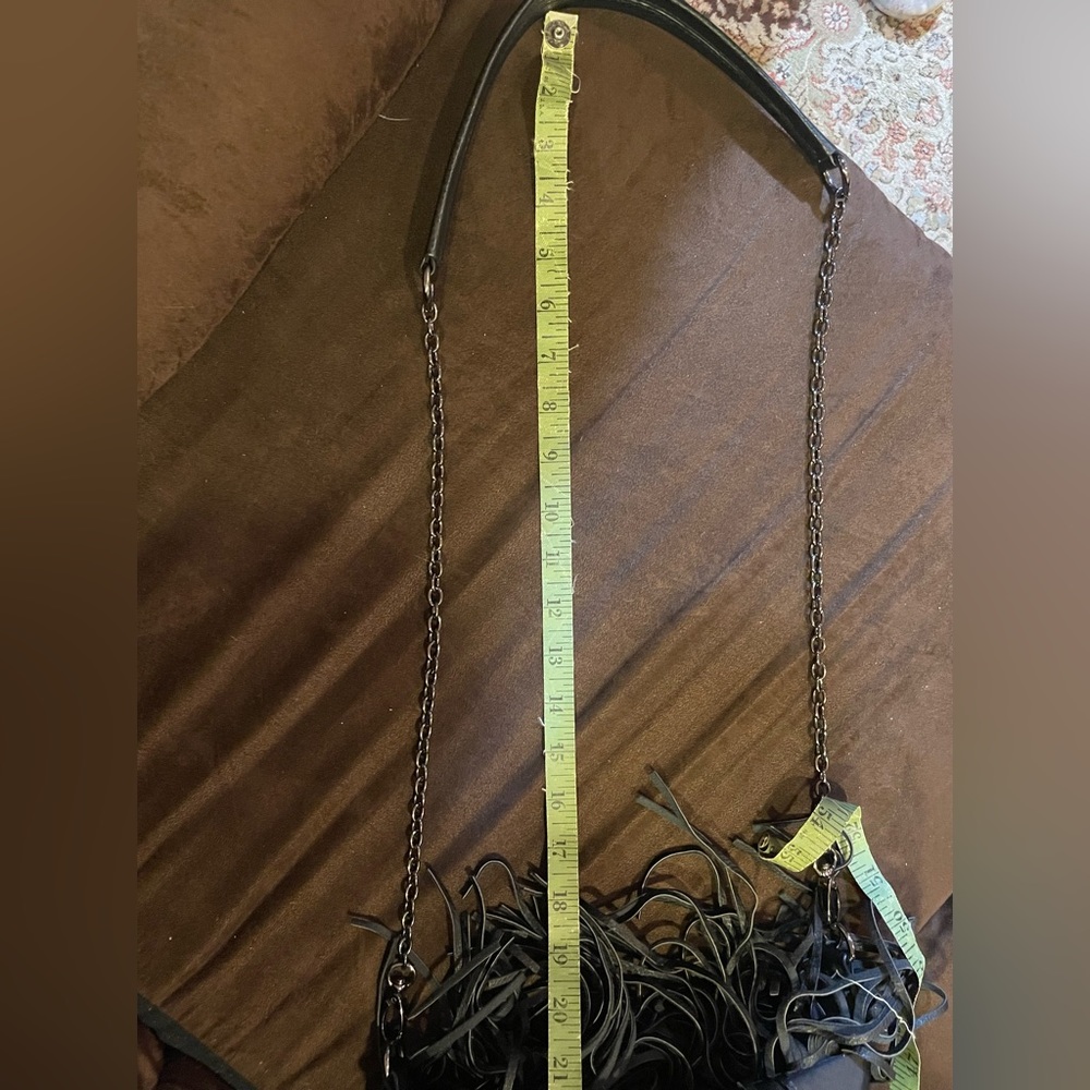 Steve Madden fringed black bag - Picture 6 of 10